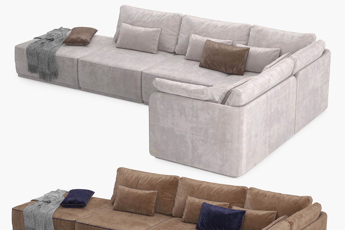 sofa SMANIA Beverly, a Furniture 3D Model by Alartimodels (Photo 5 of 13)