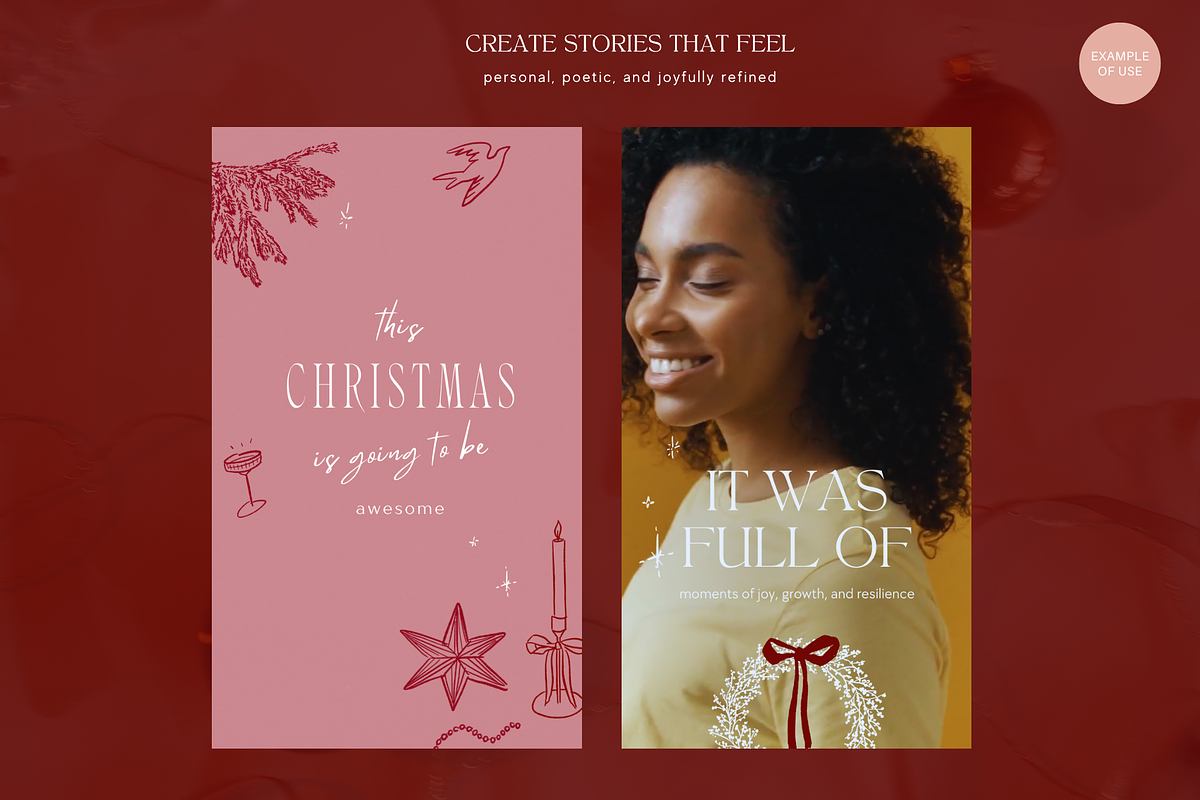 Christmas Illustrations + Lettering, a Seasonal Illustration by eclosque (Photo 10 of 34)