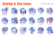 Startup & Seo Icons, an Icon by Sooodesign (Thumbnail 2 of 2)