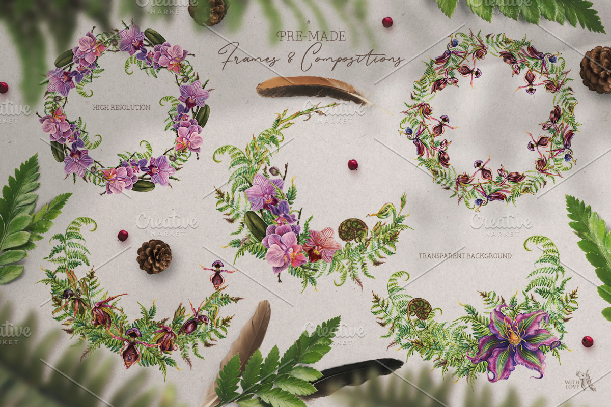 Watercolor Vintage Botany, an Illustration by Fluffy Unicorn (Photo 4 of 10)