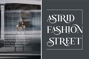 Astrid Elegant Ligature Typeface