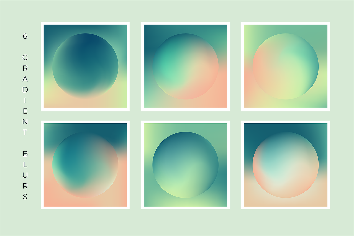 Vibrant Gradient Texture Bundle, a Texture Graphic by Ninos Mandala (Photo 2 of 6)