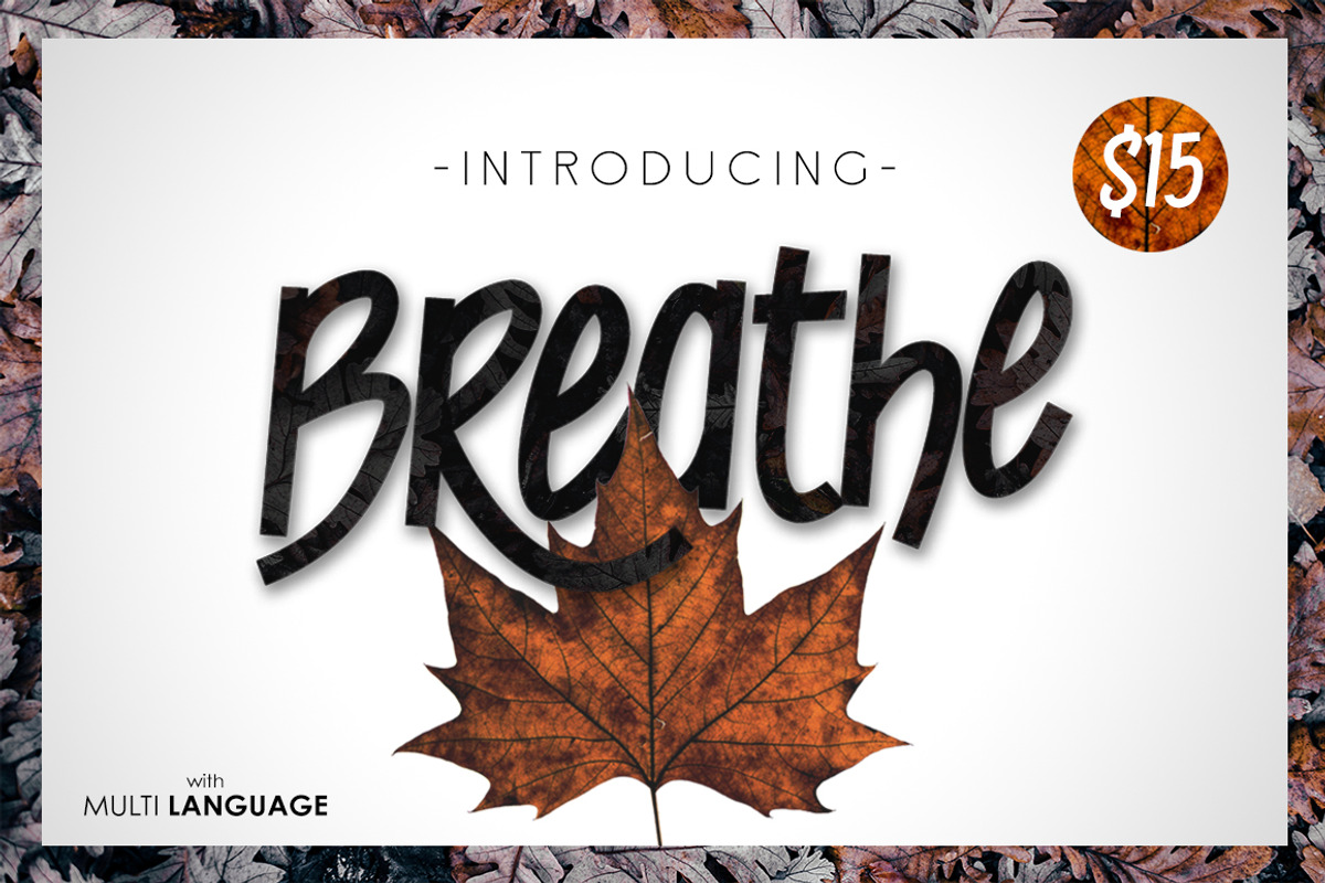 Breathe Typeface