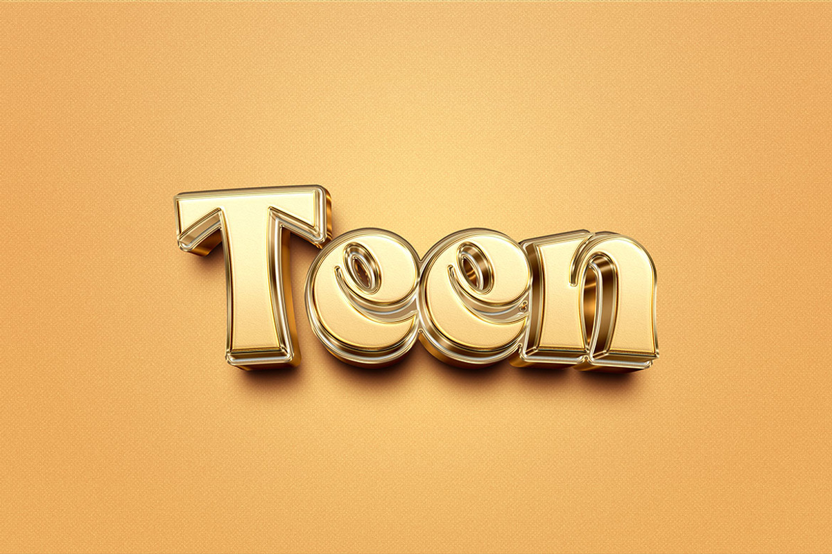 Youth Text Effect, a Layer Style Add-On by dokudokunomi (Photo 4 of 4)