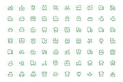 225+ Transport Icons Set, an Outline Icon by Vectors Market (Thumbnail 3 of 4)