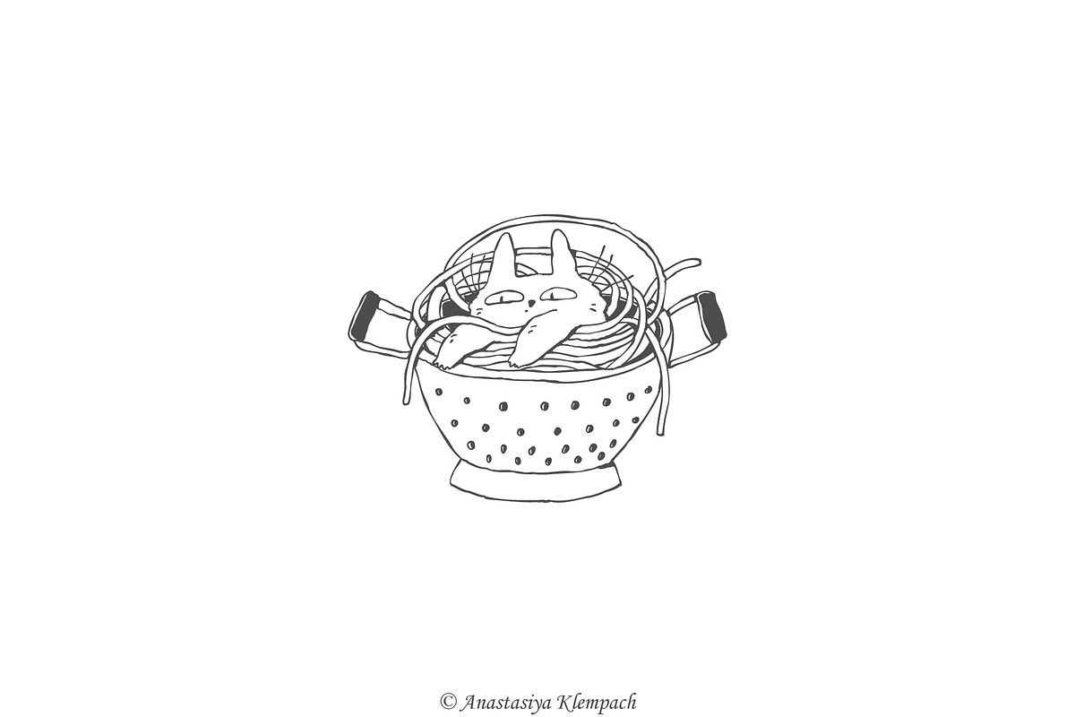 Pawsta Kitchen, an Illustration by Anastasiya Klempach (Photo 3 of 11)
