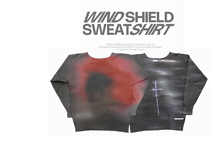AV-Vintage Wind Shield Sweatshirt