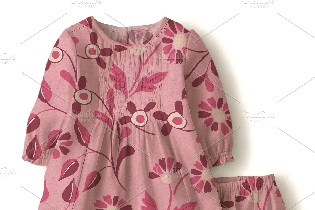 Baby Blouse and Bloomer Set Mockup, a Hoody Mockup by Nora Gad (Photo 20 of 21)