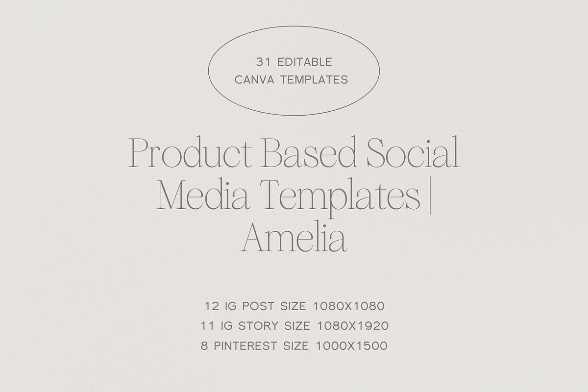 Amelia | Marketing Canva Template, a Social Media Template by With Faith & Love (Photo 2 of 12)
