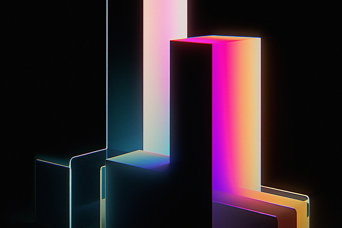 Chroma Glass Abstract Backgrounds, a Background Graphic by codetoform (Photo 6 of 7)