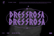 Dressrosa display Font + badge, a Font by Tegh co. (Thumbnail 1 of 11)