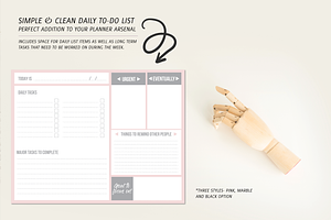 EDITABLE Daily To-Do List Page