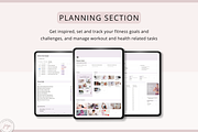 Notion PLR Template Workout Planner, a Templates & Theme by Julia On Purpose (Thumbnail 4 of 10)