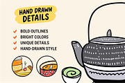 Coffee & Breakfast Doodles, a Food Illustration by Oktyabr (Thumbnail 3 of 6)