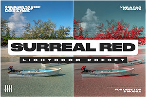 SURREAL RED COLOR GRADING LR PRESET
