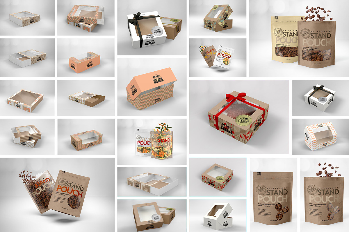 BUNDLE: Paper Packaging Mockup, a Cups & Container Mockup by INCDesign (Photo 16 of 18)