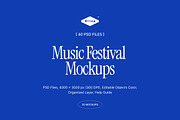 Music Festival Mockups, a Mockup by Vitora Mockup (Thumbnail 3 of 17)