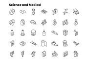 2000+ Isometric Icons Set, an Outline Icon by Brickclay (Thumbnail 32 of 37)
