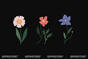 27 Flower Vector Illustrations, a Decorative Illustration by GRPXSTORE (Thumbnail 2 of 11)