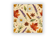 Autumn Tea Blends Digital Paper, a Pattern Graphic by FloridPrintables (Thumbnail 7 of 7)