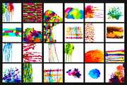 34 Watercolor vector set background., a Decorative Illustration by redstudio (Thumbnail 3 of 6)