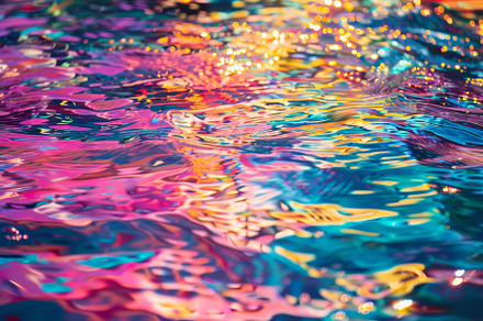 The tranquil pool showcases a mesmer, a Photo by Tanuart