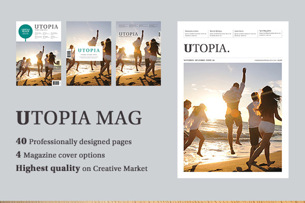Utopia magazine, a Magazine Template by CRS Design (Photo 1 of 4)