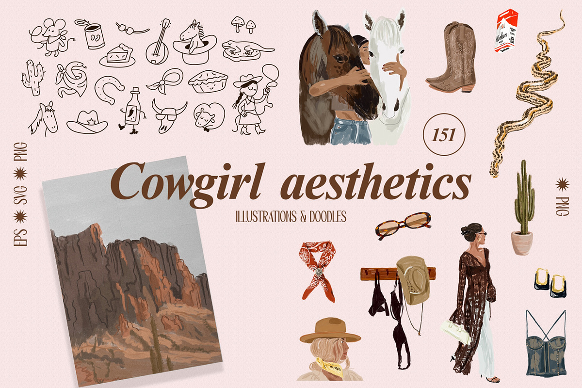 The Aesthetic BUNDLE: 8 in 1, an Object Graphic by divanovskaya_nv (Photo 22 of 30)