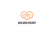 Golden Heart_logo, a Branding & Logo Template by NicklancerShop (Thumbnail 1 of 3)