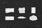46 Textured Torn Paper Pieces Strips, a Texture Graphic by Ksuview (Thumbnail 6 of 8)