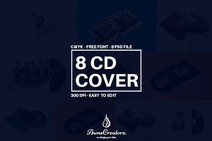 CD/DVD Album Cover Template