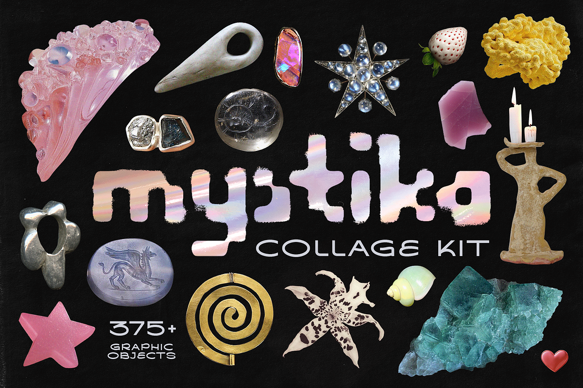 mystika collage kit, an Object Graphic by Mystik Vision (Photo 1 of 7)