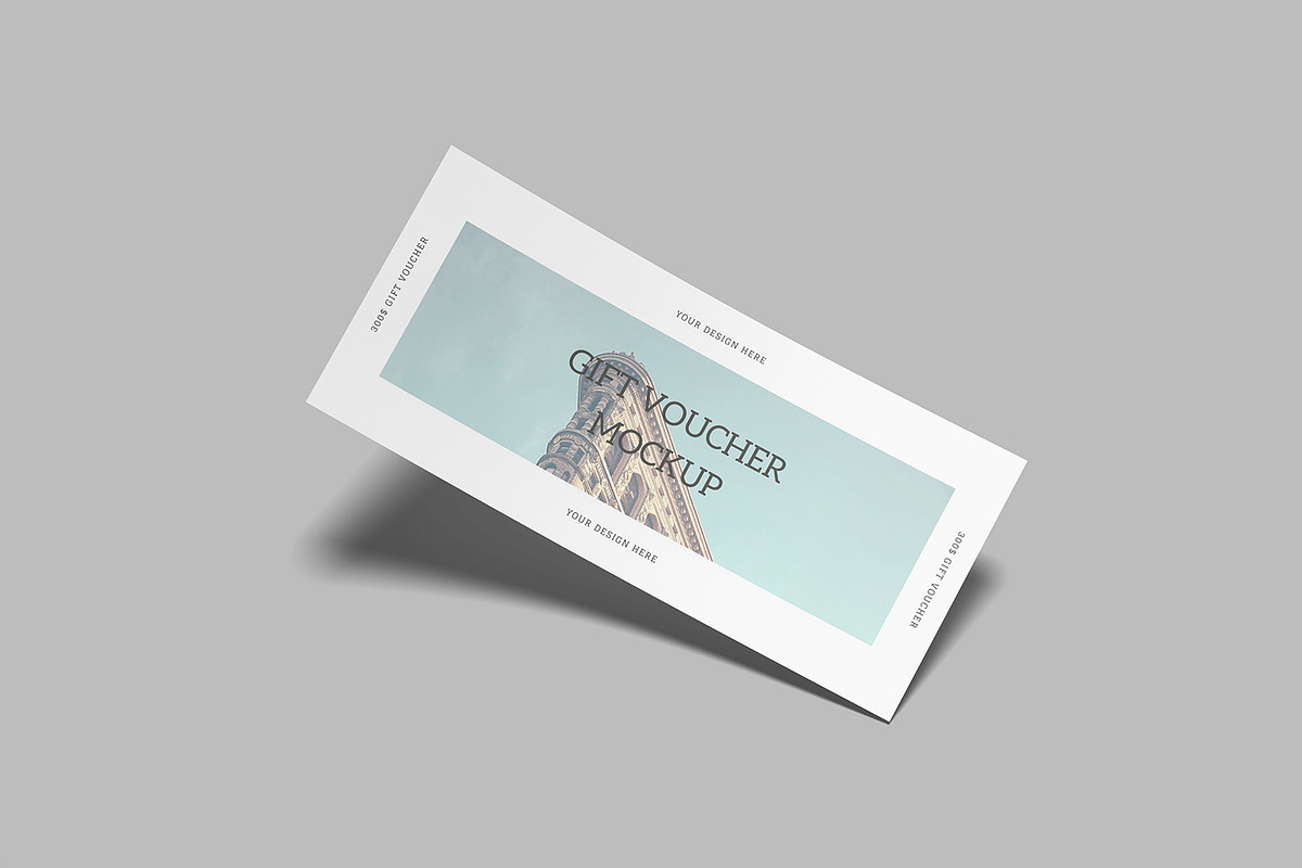 Gift Voucher Mockup, a Product Mockup by mahremdesign (Photo 8 of 9)