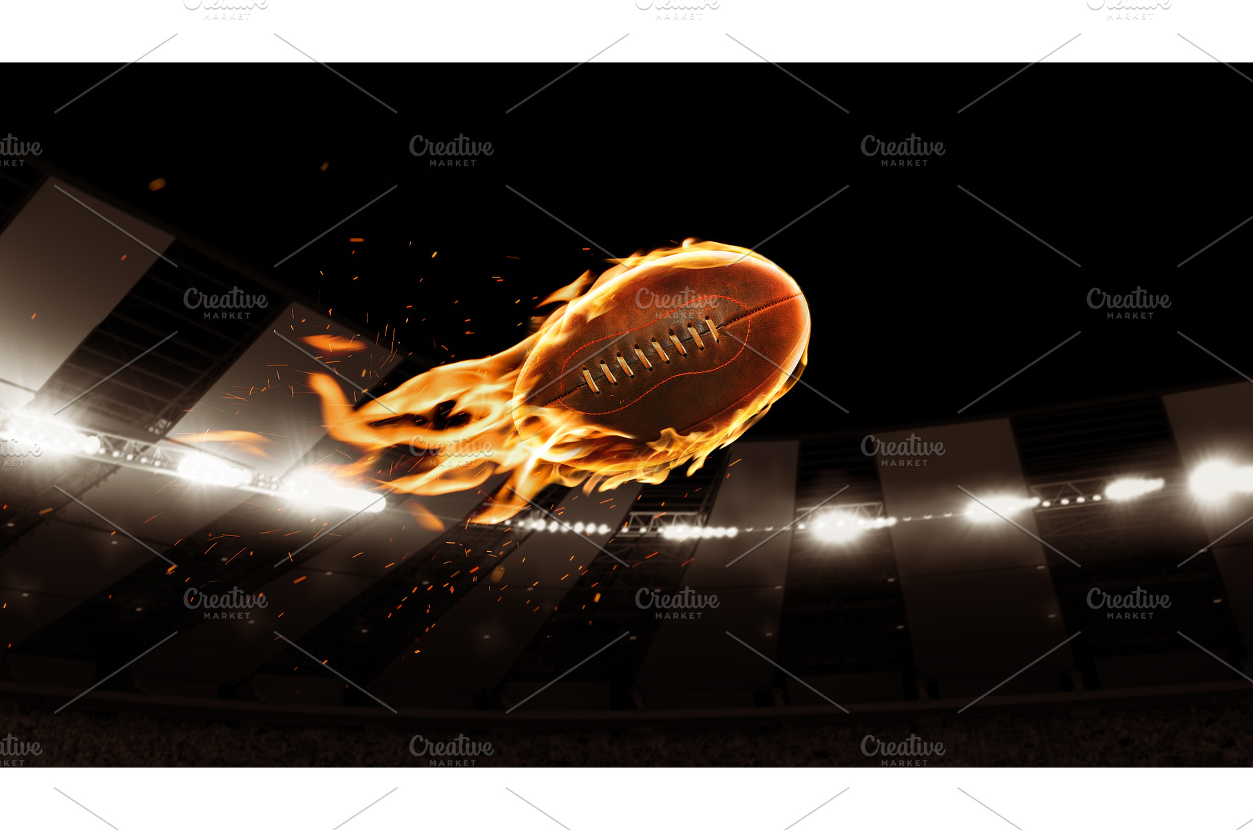Flight of american football ball, a Sports & Recreation Photo by Volodymyr Melnyk