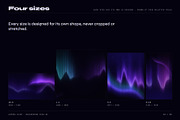 Aurora Glow: 148 Backgrounds & Loops, a Background Graphic by Studio Kenzo (Thumbnail 3 of 10)