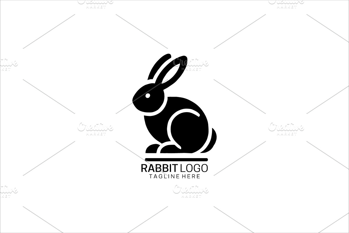 Rabbit Logo, a Branding & Logo Template by Vectorium Studio