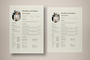 Simple Modern Resume, a Resume Template by graphicook (Thumbnail 3 of 3)