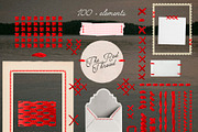 The Red Thread: Stitched Collage, an Object Graphic by Purple (Thumbnail 9 of 14)