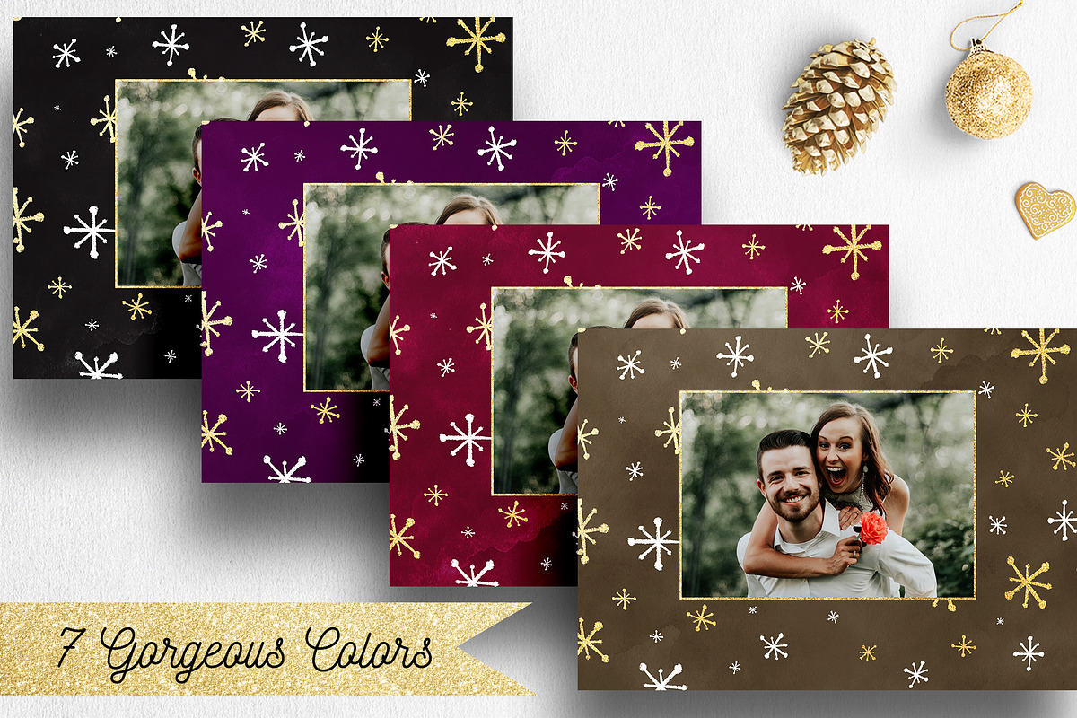 Photo Christmas Card Template | 008, a Card Template by Nifty Template Studio (Photo 7 of 13)