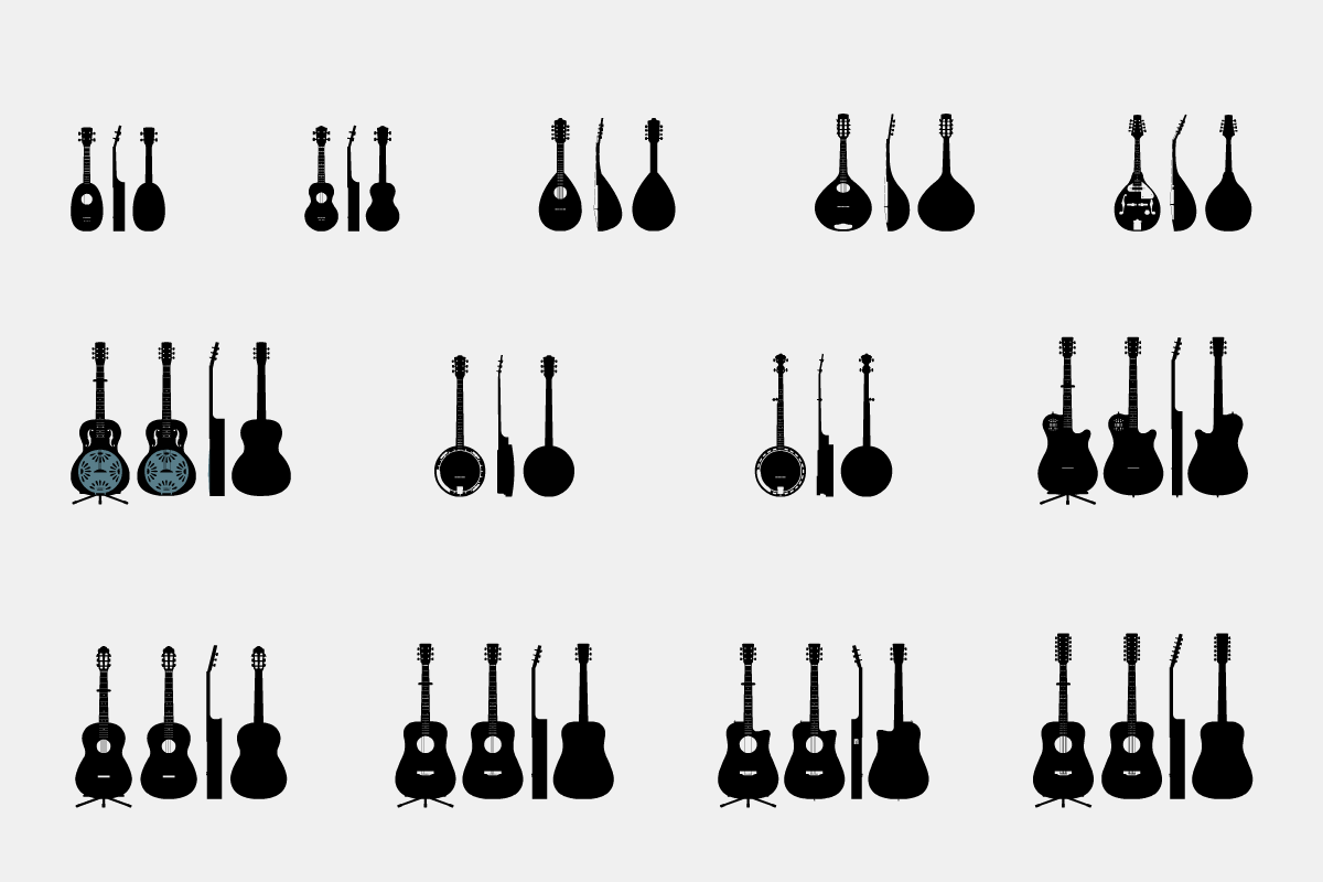 Guitar & Bass - Modern Graphics, an Object Illustration by illugrama (Photo 16 of 24)
