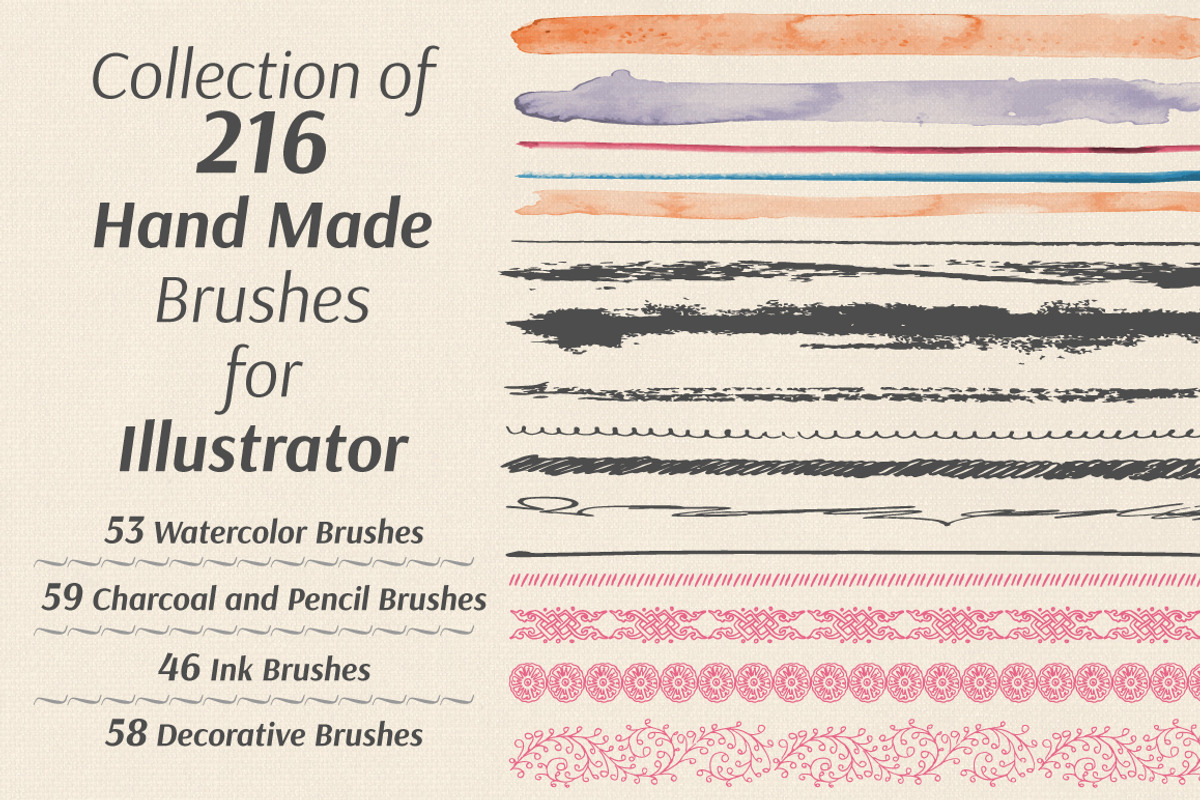 Vector Brushes Bundle preview 2