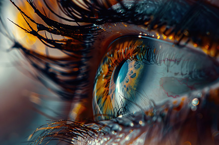 Beautiful macro photo of human eye, a Person Photo by AlyaAnd