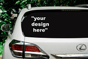 Car Window Mockups for Car Stickers, a Mockup by VetalStock (Thumbnail 10 of 11)