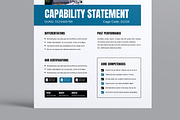 Capability Statement Layout Template, a Stationery Template by MightyDesign (Thumbnail 3 of 8)