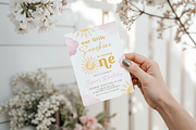 Ray Of Sunshine First Bday Invite, a Templates & Theme by Digital_Mind (Thumbnail 3 of 3)