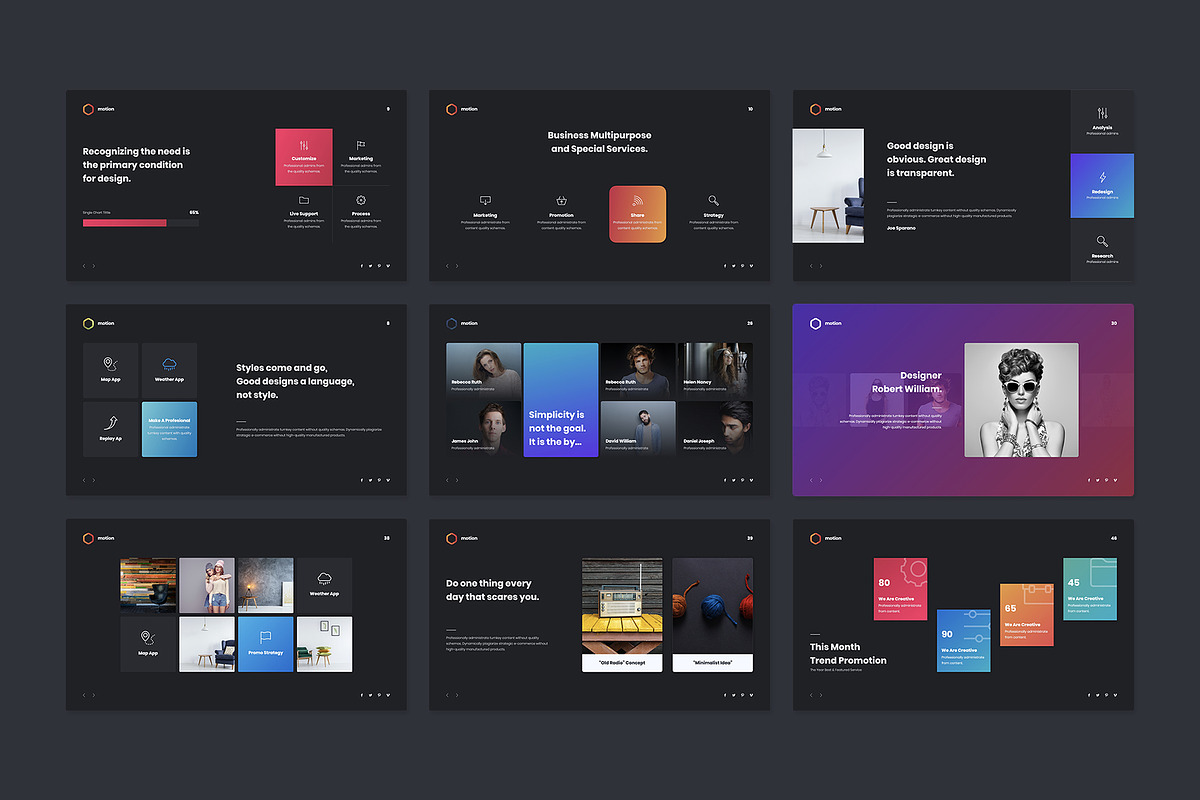 MOTION - Creative Template, a Presentation Template by SimpleSmart (Photo 6 of 10)