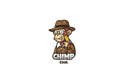 Chimp Cool – The Smart & Stylish Mon, an Animal Illustration by Izdihaar_Studio (Thumbnail 3 of 3)