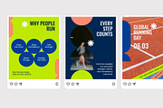 Running Day - Instagram Post, a Social Media Template by Izdihaar_Studio (Thumbnail 3 of 4)