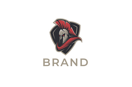 Spartan Warrior Logo Design