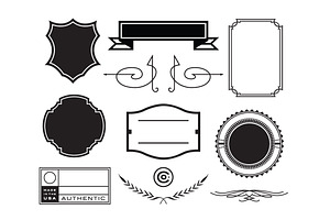 Vintage Elements Vector Packs